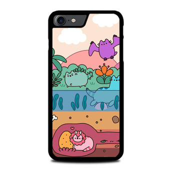 Pusheen Dinosaurs iPhone SE 2022 Case