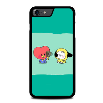 Tata and Chimmy BT21 iPhone SE 2022 Case