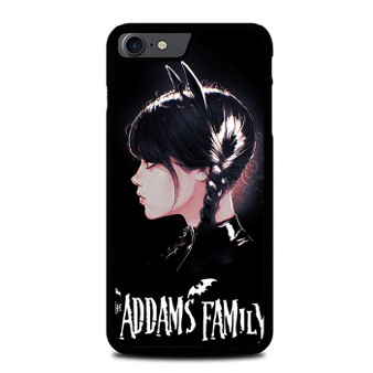 Wednesday The Addams Familly Cat Costume iPhone SE 2022 Case