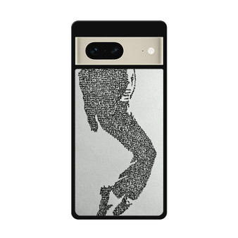 Michael Jackson word art Google Pixel 7 | Google Pixel 7 Pro Case