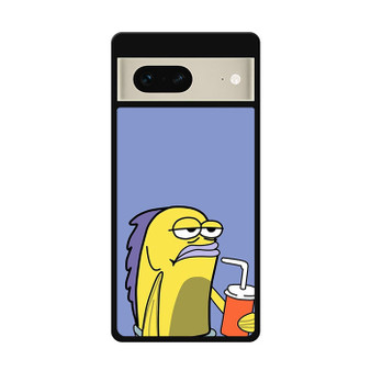 Spongebob Square Pants a Drinking Fish Google Pixel 7 | Google Pixel 7 Pro Case