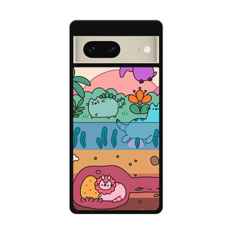 Pusheen Dinosaurs Google Pixel 7 | Google Pixel 7 Pro Case