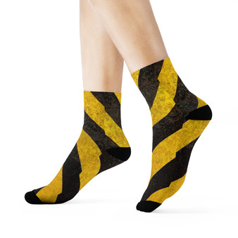 Construction Line Crew Crew Socks