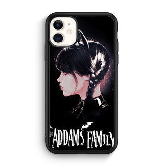 Wednesday The Addams Familly Cat Costume iPhone 11 Case