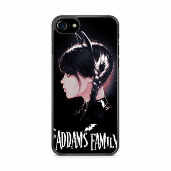 Wednesday The Addams Familly Cat Costume iPhone SE 2020 Case