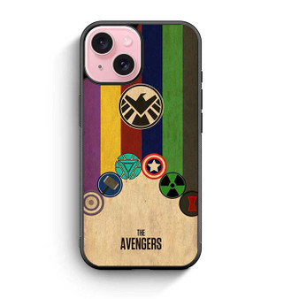 All Avengers Logo iPhone 15 Case