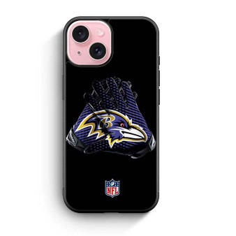 Baltimore Ravens Gloves iPhone 15 Case
