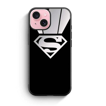 Black Superman iPhone 15 Case