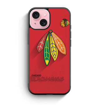 chicago blackhawks logo poster iPhone 15 Case