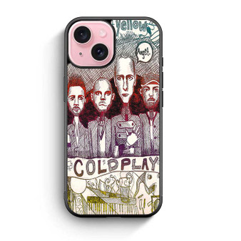 coldplay art iPhone 15 Case