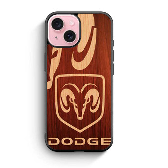 dodge wood iPhone 15 Case