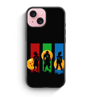 Dragon Ball Goku Picolo and Vegeta iPhone 15 Case