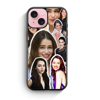 Emilia clarke collage iPhone 15 Case