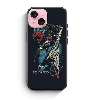 Foo Fighters broken guitar iPhone 15 Case