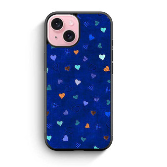 Heart in Blue iPhone 15 Case