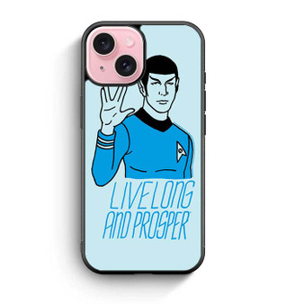 Live Long And Prosper Star trek iPhone 15 Case
