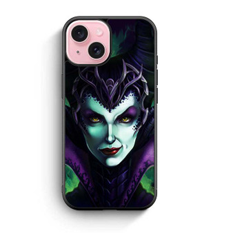 Maleficent Evil Face iPhone 15 Case