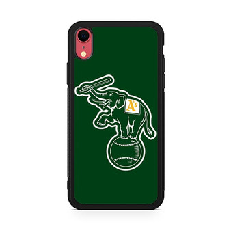 Oakland Athletics Elephant Logo iPhone XR Case