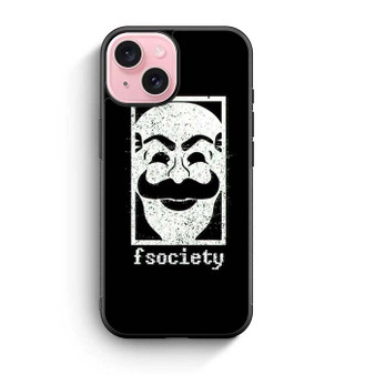 Mr Robot Fsociety iPhone 15 Case