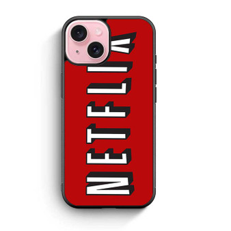 netflix logo iPhone 15 Case