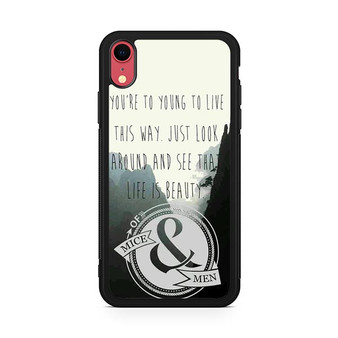 Of Mice & Men Lyrics 5 iPhone XR Case