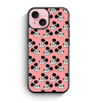 Smiling mickey collage iPhone 15 Case