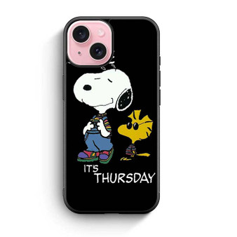 Snoopy Smile its Thursday iPhone 15 Case