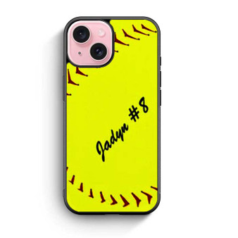 Softball 4 iPhone 15 Case