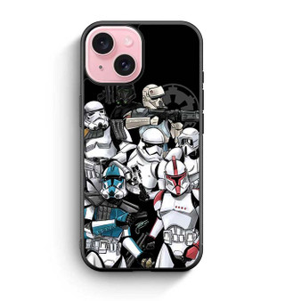 Star Wars The Troopers Collage iPhone 15 Case