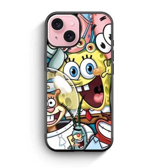 Spongebob Square Pants All Friendship iPhone 15 Case