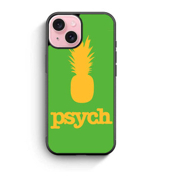 Pineapple Psych Yellow iPhone 15 Case