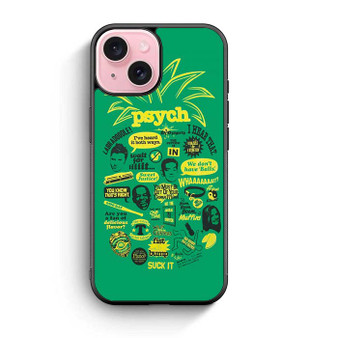 Pineapple Psych iPhone 15 Case
