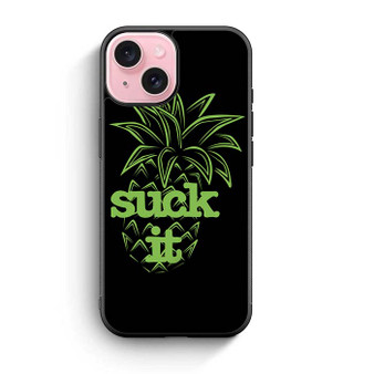 Pineapple Psych Suck it iPhone 15 Case