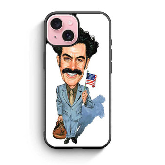 Borat Caricature iPhone 15 Case