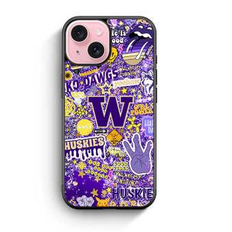University of washington collage iPhone 15 Case