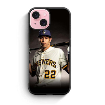 Christian Yelich Brewers iPhone 15 Case