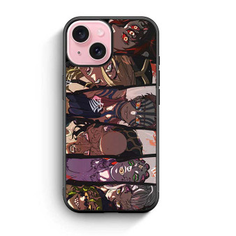 Demon Slayer All Upper Moon 2 iPhone 15 Case