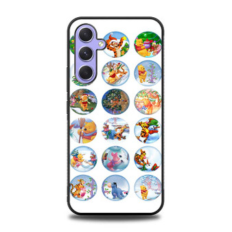 Winnie The Pooh Pins Samsung Galaxy A54 5G Case