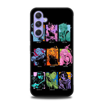 Demon Slayer Hashira Colorful Art Samsung Galaxy A54 5G Case