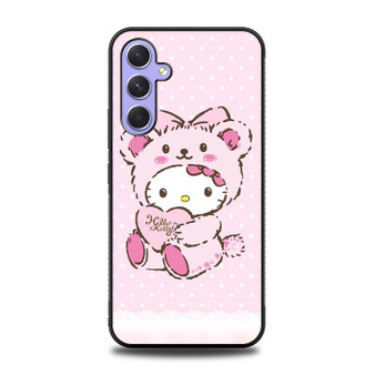 Pink Cute Hello Kitty Bear Samsung Galaxy A54 5G Case
