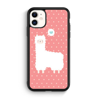 pink cute alpaca iPhone 12 Mini | iPhone 12 Case