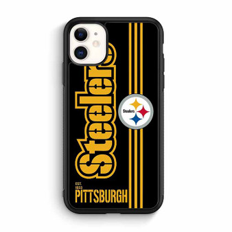 Pittsburgh Steelers Stripe iPhone 12 Case