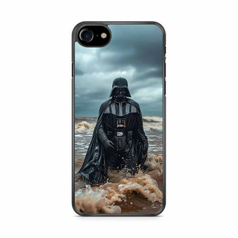 Darth Vader Star Wars in Beach iPhone SE 2020 Case