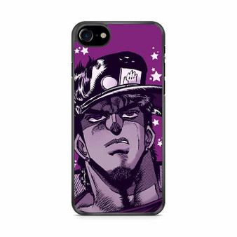 Jojo's Bizarre Adventure Jotaro in Purple iPhone SE 2020 Case