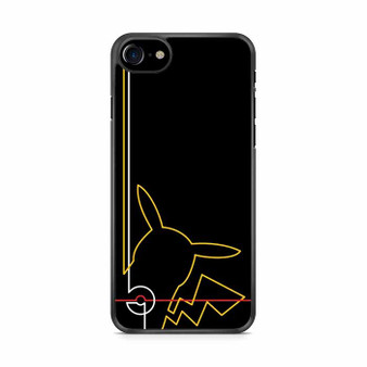 Pikachu pokemon line iPhone SE 2020 Case