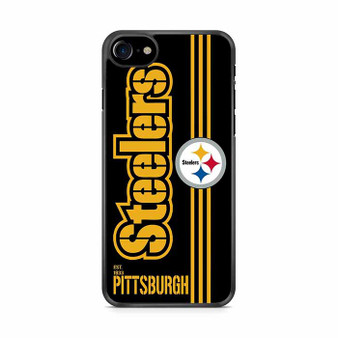 Pittsburgh Steelers Stripe iPhone SE 2020 Case