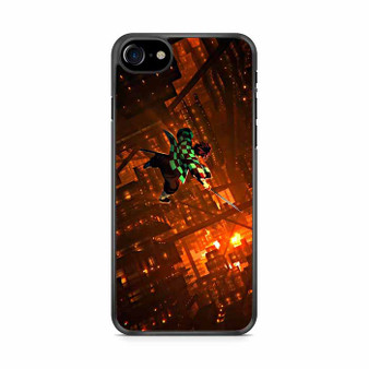 Tanjiro enter infinity castle demon slayer iPhone SE 2020 Case