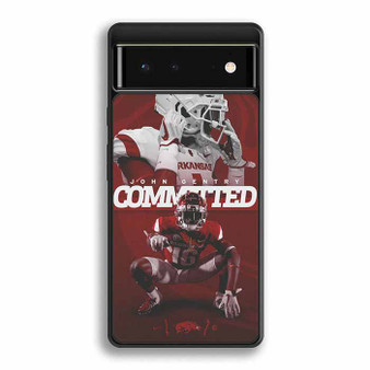 Arkansas razorbacks John Gentry Google Pixel 6 | Google Pixel 6a | Google Pixel 6 Pro Case