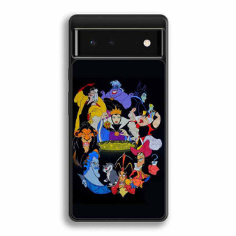 Disney All Villains Circle Google Pixel 6 | Google Pixel 6a | Google Pixel 6 Pro Case