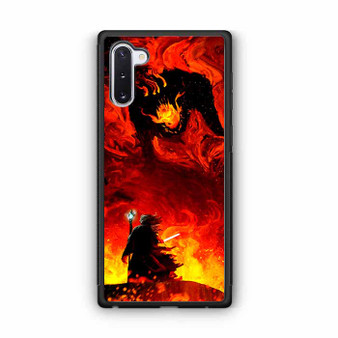 The lord of the rings Gandalf vs Balrog Samsung Galaxy Note 10 Case